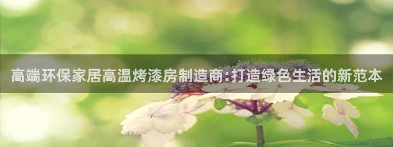杏耀app怎样申请退款：高端环保家居高温烤漆房制造商:打造绿