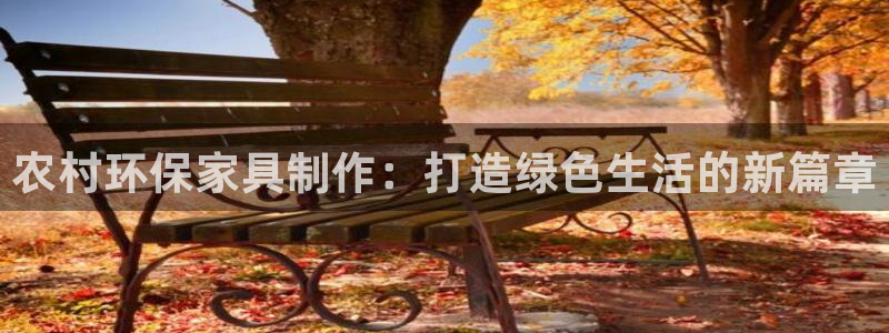 杏耀平台登录入口：农村环保家具制作：打造绿色生活的新篇章