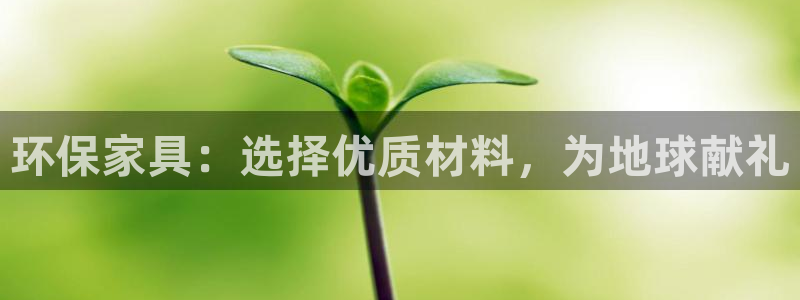 杏耀平台开户：环保家具：选择优质材料，为地球献礼